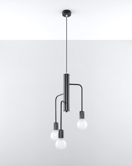 Chandelier DUOMO 3M + 3x LED Bulb E27 4000K Cool White 7.5W 650lm