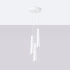 Pendant lamp PRYSM 3P white