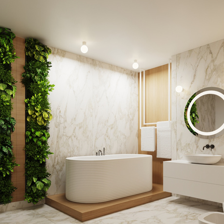 Ceiling lamp HALO white IP44