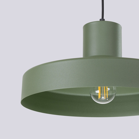 Pendant lamp BILO olive green