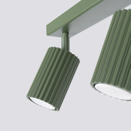 Ceiling lamp KARBON 2 olive green