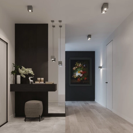 Ceiling lamp QUAD 1 grey