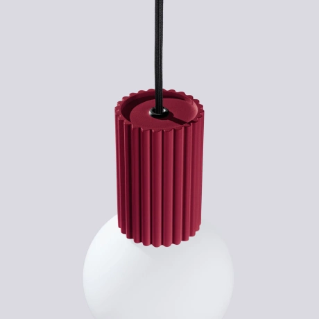 Pendant lamp HALO 1 burgundy