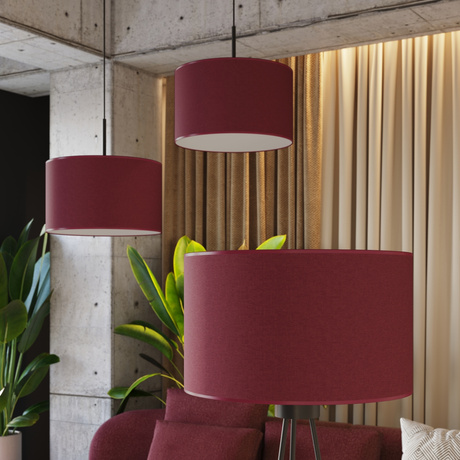 Floor lamp NEVIA burgundy