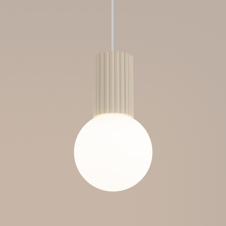 Pendant lamp HALO 1 beige