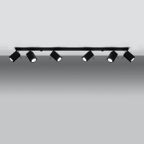 Ceiling lamp MERIDA 6L black