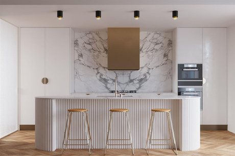 Ceiling lamp NESI black + 1x LED Bulb GU-10 4000K Cold 7W 530lm