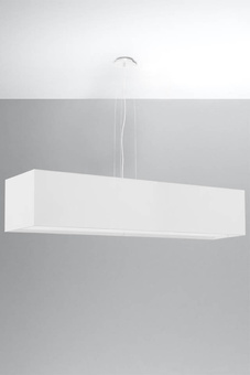 Chandelier SANTA 120 white + 5x LED Bulb E27 4000K Cool White 7.5W 650lm