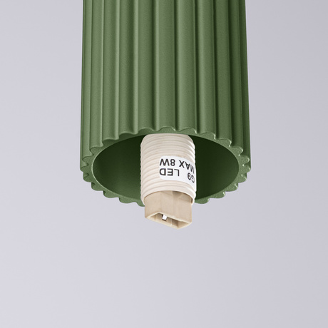 Ceiling lamp HALO olive green IP44