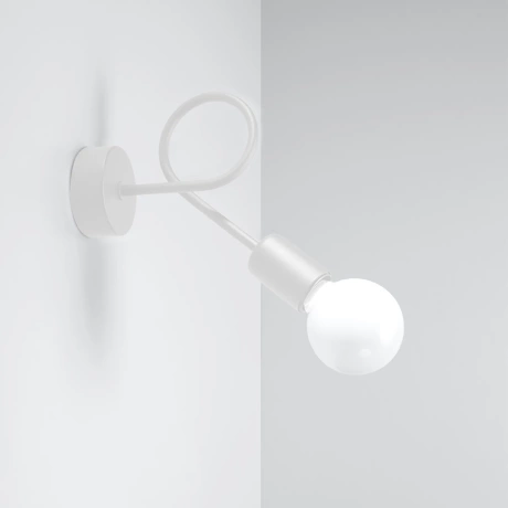 Wall lamp LOOP white