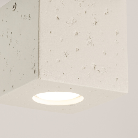 Ceiling lamp QUAD concrete beige