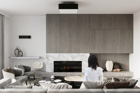 Chandelier LOKKO 55 black + 5x LED Bulb E27 4000K Cool White 7.5W 650lm