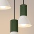 Pendant lamp ESTRIA 3P beige/olive green
