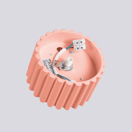 Ceiling lamp AURA 1 peach Gx53