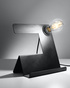 Desk lamp INCLINE black + 1x LED Bulb E27 3000K Warm 7,5W 620lm