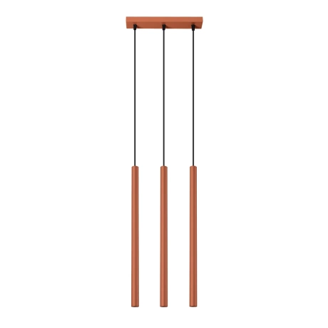 Pendant lamp PASTELO 3 red ochre