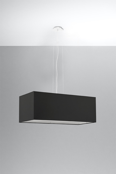 Chandelier SANTA BIS 80 black 3x LED Bulb E27 4000K Cool White 7.5W 650lm