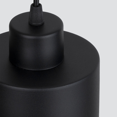 Pendant lamp SAVAR 1 black + 1x LED Bulb E27 4000K Cool White 7.5W 690lm