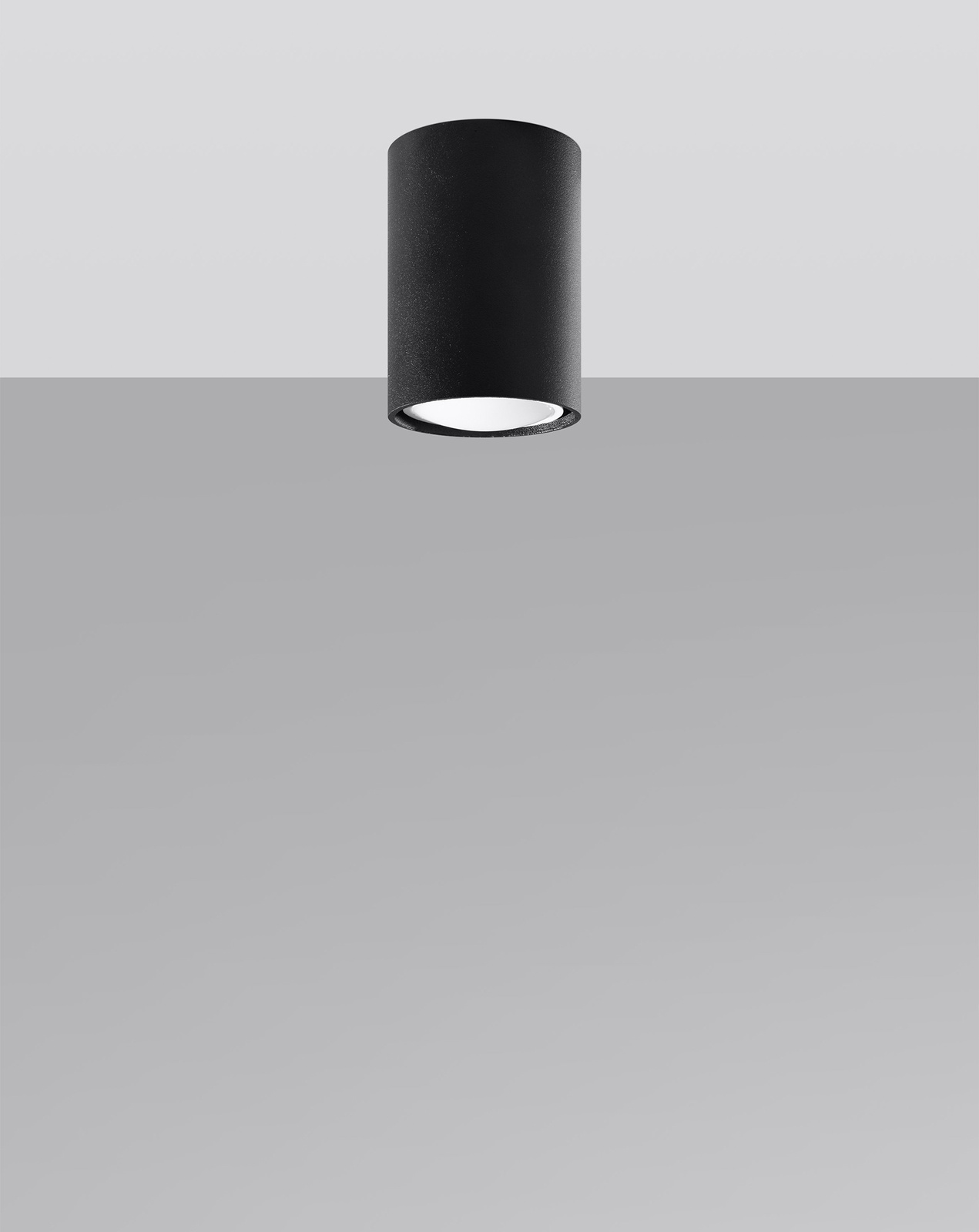 Ceiling lamp LAGOS 10 black + 1x LED Bulb GU-10 4000K Cold 7W 630lm