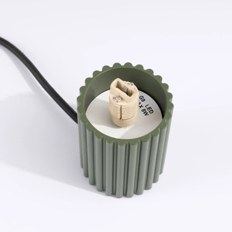 Table lamp HALO olive green