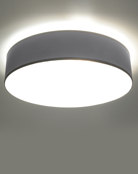 Ceiling lamp fixture ARENA 55 GREY + 4x LED Bulb E27 3000K Warm 7.5W 620lm