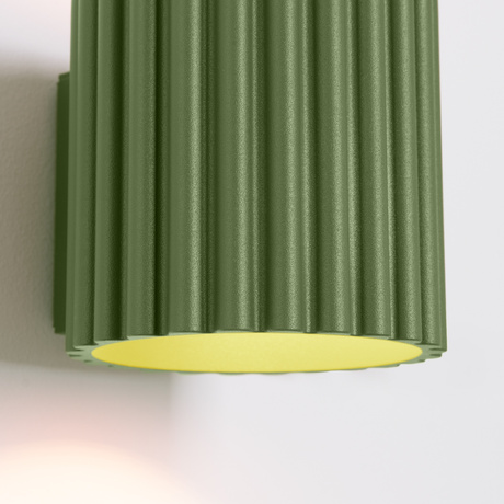 Wall lamp AURA olive green G9