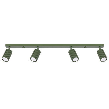 Ceiling lamp KARBON 4L olive green