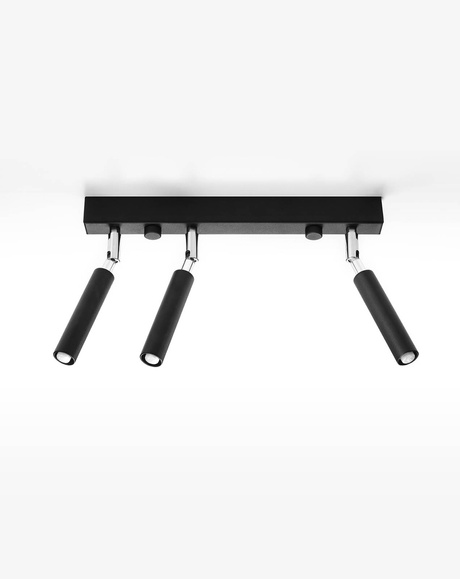 Ceiling lamp EYETECH 3 black + 3x LED Bulb G9 3000K Warm 4.5W 510lm