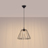 Pendant lamp TRAPO black