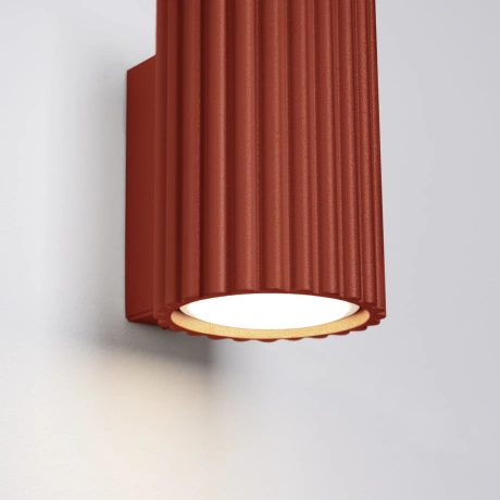 Wall lamp KARBON 10 red ochre