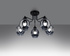 Chandelier FILLAN 5 black + 5x LED Bulb E27 3000K Warm 7.5W 620lm