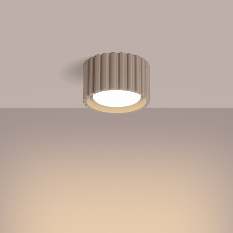 Ceiling lamp AURA 1 taupe Gx53