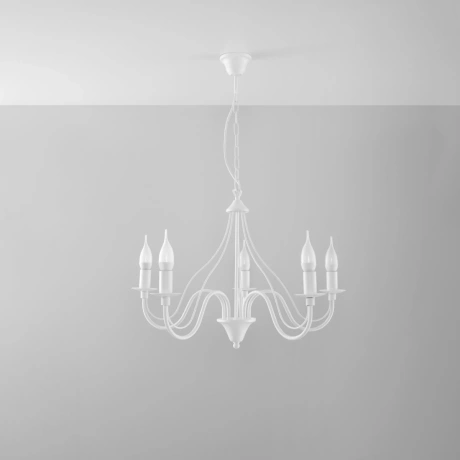 Chandelier MINERWA 5 white