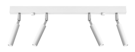 Ceiling lamp EYETECH 4 white + 4x LED Bulb G9 3000K Warm 4.5W 510lm