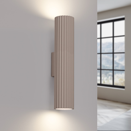 Wall lamp KARBON 10 taupe