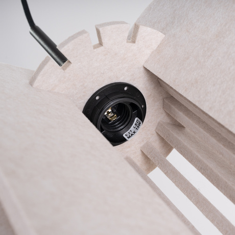 Pendant lamp MULA 27 beige