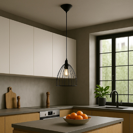 Pendant lamp RITZ black