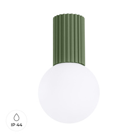 Ceiling lamp HALO olive green IP44