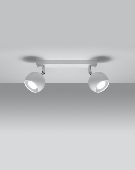 Ceiling lamp OCULARE 2 white + 2x LED GU-10 4000K Cool 7W 630lm Bulb