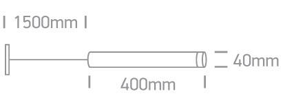 LAVE black LED 3000K 9W 630lm