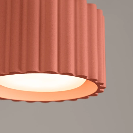 Ceiling lamp AURA 1 peach Gx53