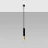 Pendant lamp LOOPEZ 1 black/golden
