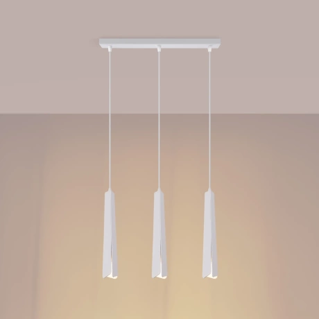 Pendant lamp PRYSM 3L white