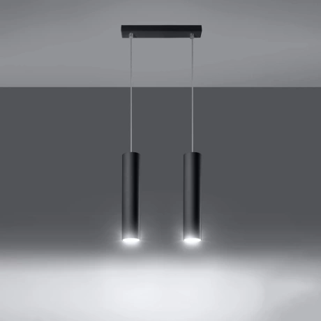 Pendant lamp LAGOS 2 black