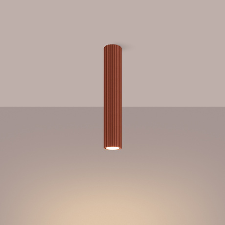 Ceiling lamp KARBON 40 red ochre