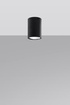 Ceiling lamp LAGOS 10 black + 1x LED bulb GU-10 3000K Warm 7W 620lm