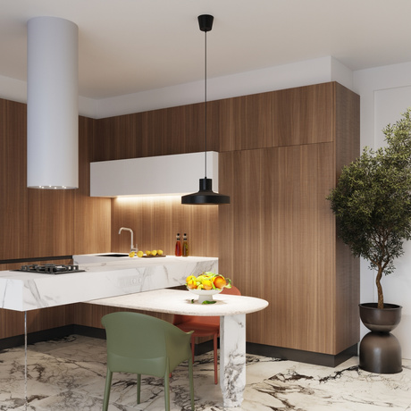 Pendant lamp BILO black