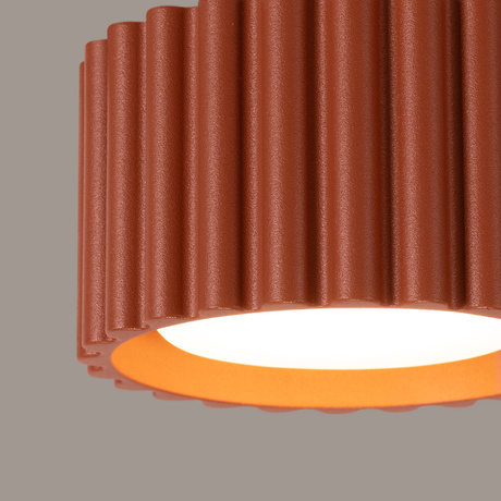 Ceiling lamp AURA 1 red ochra Gx53