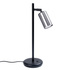 Desk lamp WINX black/chrome + 1x LED bulb GU-10 4000K Cool White 7W 530lm