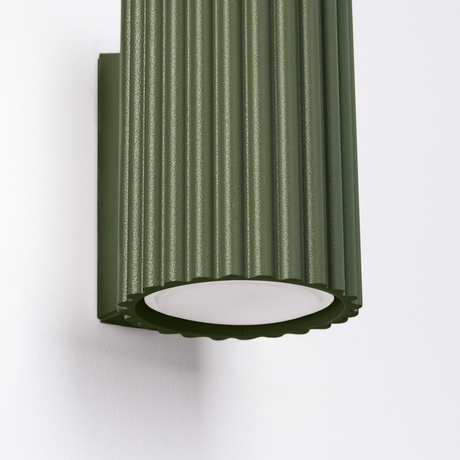 Wall lamp KARBON 10 olive green